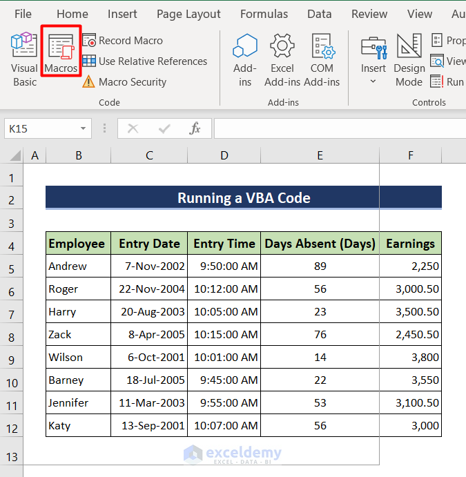 Use VBA code to remove print margins in Excel