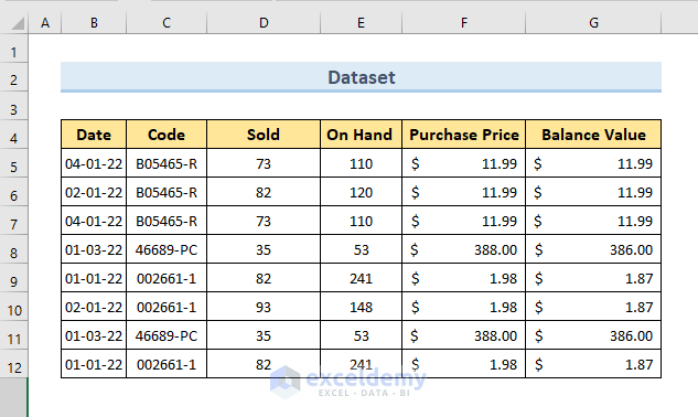 how to remove rows containing identical transactions in excel