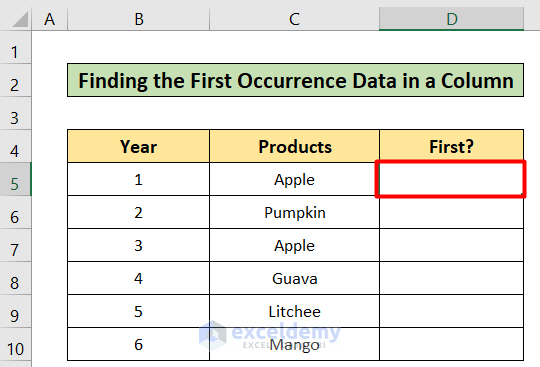 find first data by if and countif together