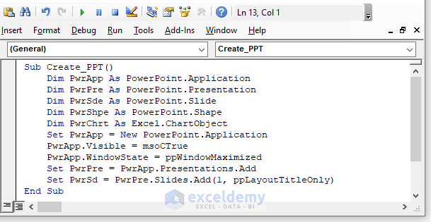open existing powerpoint from excel vba