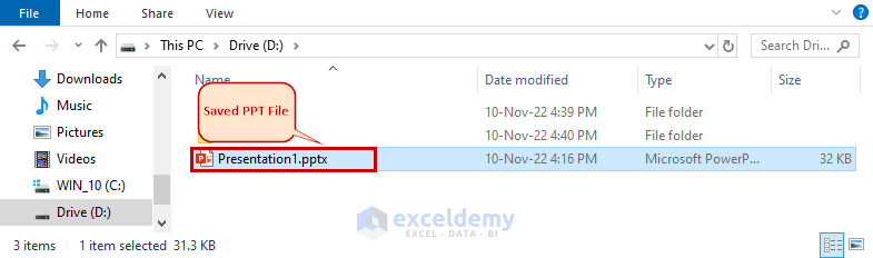 open existing powerpoint from excel vba