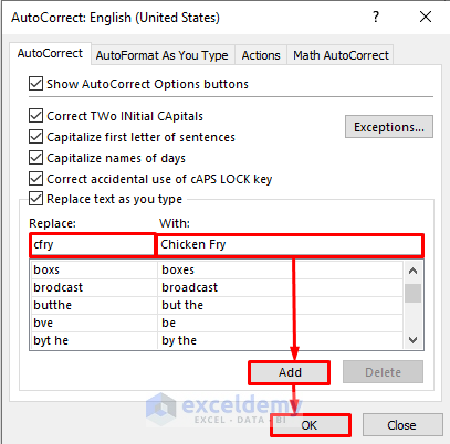 Utilize AutoCorrect Smart Tag to Make Automatic Correction in Excel