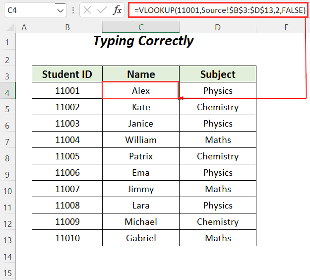 solving the problem of VLOOKUP Not working properly
