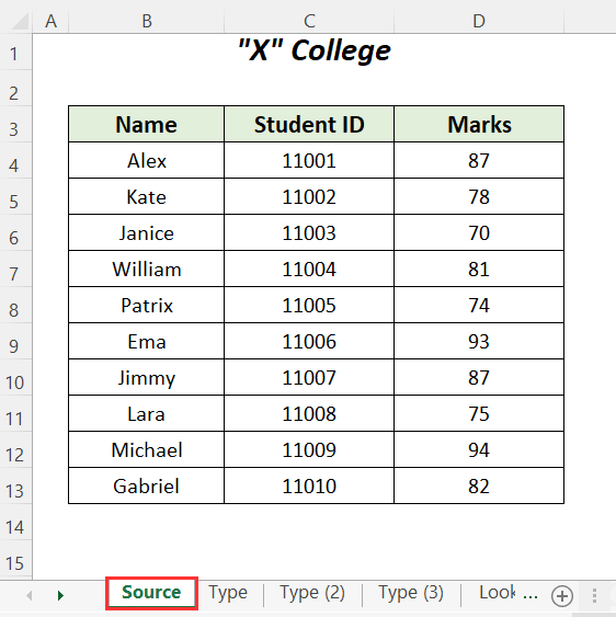 VLOOKUP is not working properly due to column serial
