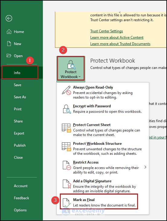 How to Protect Metadata in Excel