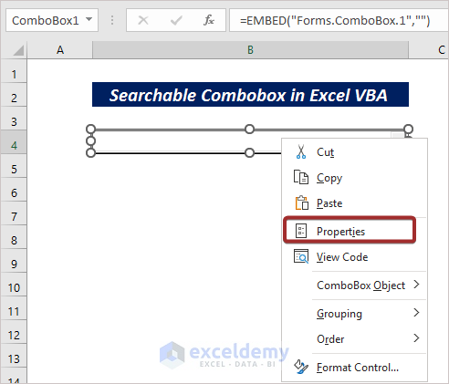 Searchable Combobox in Excel VBA