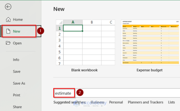 How to Do Interior Estimation in Excel (2 Suitable Methods)
