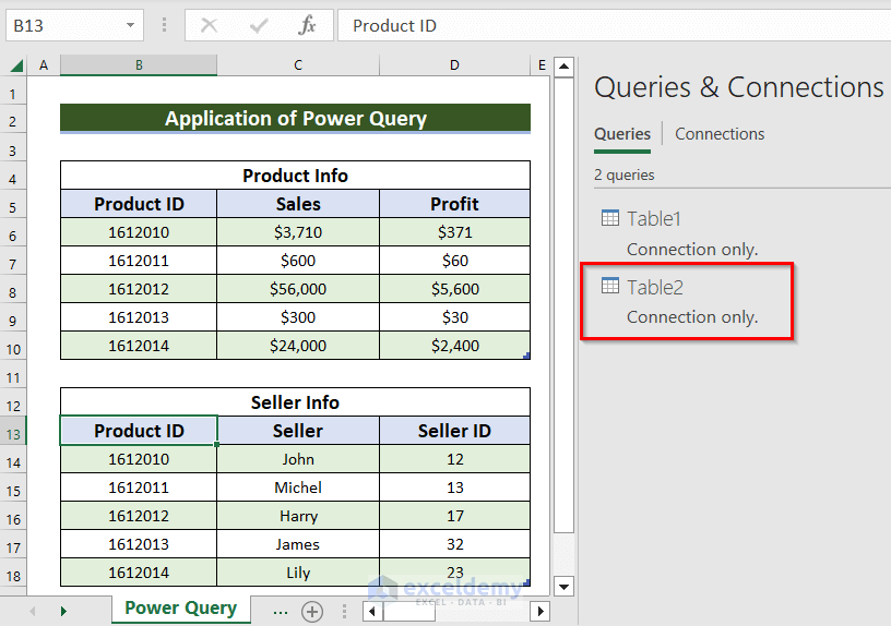 How to Join Tables in Excel Using Power Query