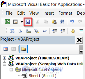Saving VBA Code for Web Scraping with Chrome in Excel VBA