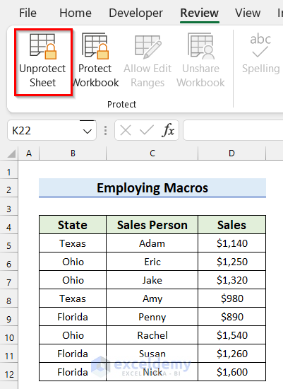 Employ Macros to Decrypt Excel File Without Password