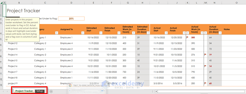 How to Create Project Pipeline Using Excel Template