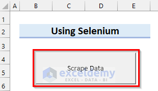 Run VBA Code for Web Scraping with Chrome in Excel VBA
