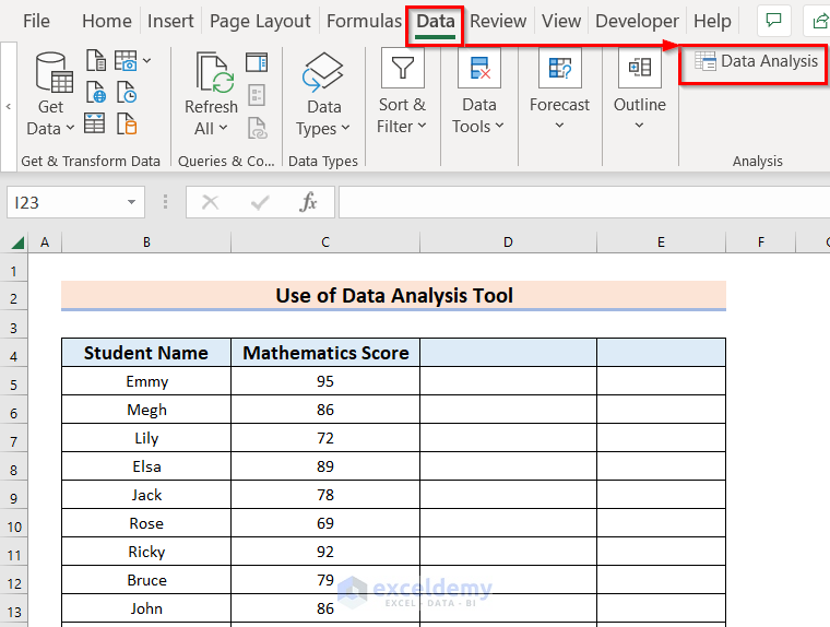 Insert Excel Data Analysis ToolPak for Computing Skewness
