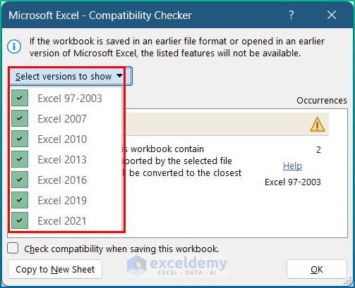 Compatibility Check How to Use Compatibility Checker in Excel (with Easy Steps)