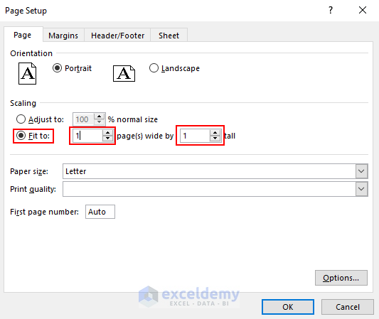  Custom Scaling in Excel