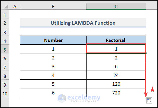 Utilizing LAMBDA Function