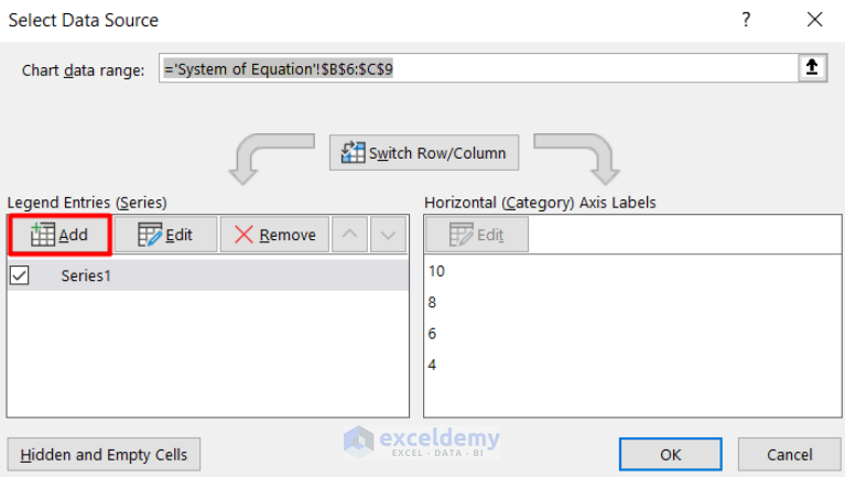 how-to-find-graph-intersection-point-in-excel-5-useful-methods