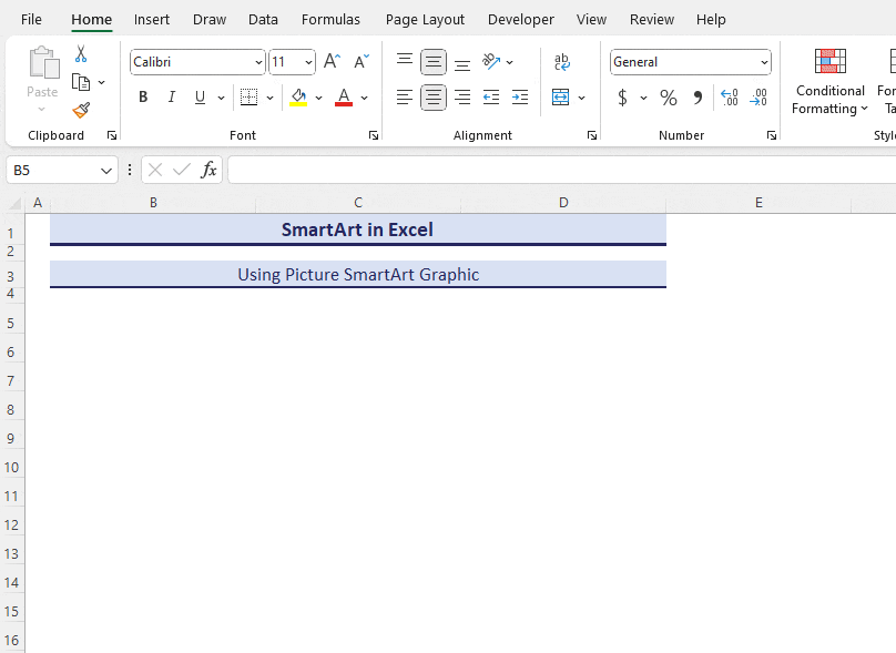 Using Radical Picture List SmartArt in Excel