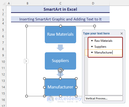 Use the Text Pane in Excel