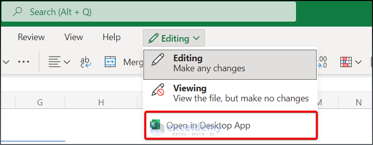 Open the OneDrive Uploaded Dataset in Desktop App