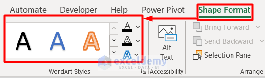 Insert & Edit Text Box Utilizing Excel Ribbon