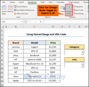 How to Use VBA to Populate ComboBox List from Range in Excel