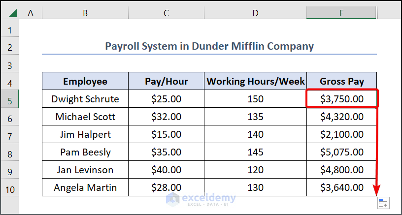 How to Make a Payroll System with Payslip in Microsoft Excel 