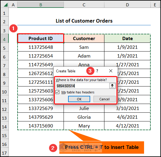Creating Table to Use IFERROR and VLOOKUP Functions