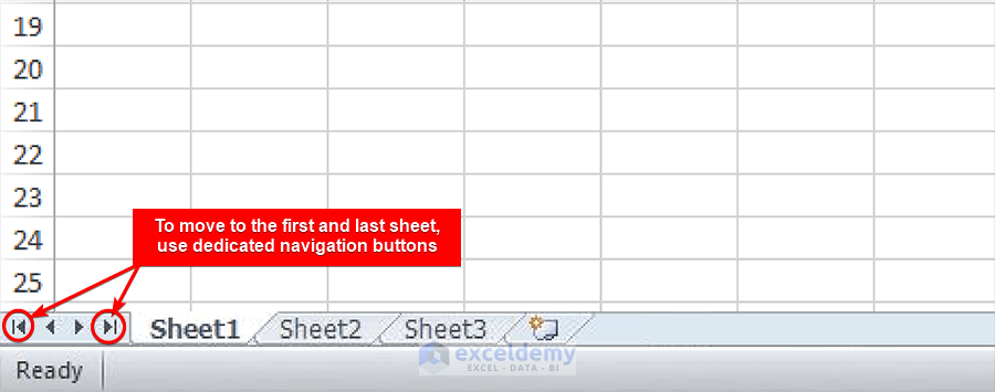Use dedicated navigation buttons