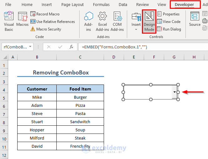 Remove VBA ComboBox and Clear Items