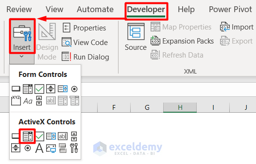 Use ActiveX Controls for Populating ComboBox from Dynamic Range