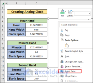 How to Create Analog Clock in Excel (with Easy Steps)