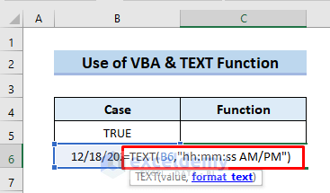 Build Digital Clock Through Excel VBA and TEXT Function