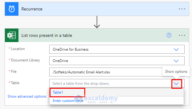 Use Power Automate to Generate Automatic Email Alerts in Excel