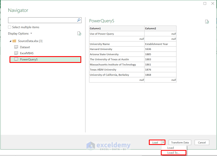 Utilize Excel Power Query to Refresh File Data Connection Without Opening