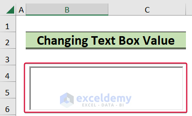 entering text box to use conditional formatting on text box in excel