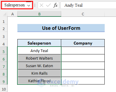 Create Combobox with RowSource Property Through Excel UserForm