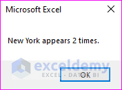 Run Excel VBA Code to Count Specific Words in Excel Output