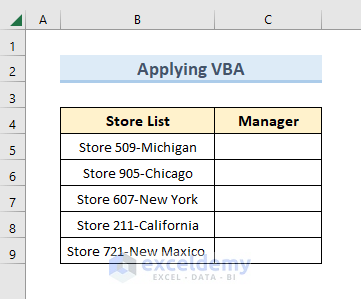 Generate Custom AutoFill List Applying VBA Code in Excel