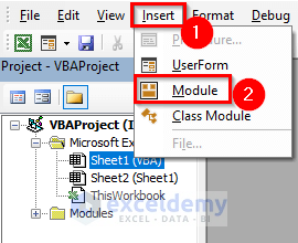 adding module to insert WordArt in Excel
