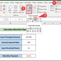 how to use spin button in excel