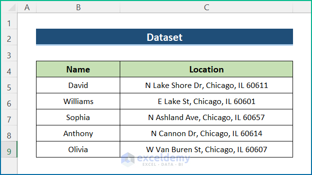 Route Optimization in Excel Dataset
