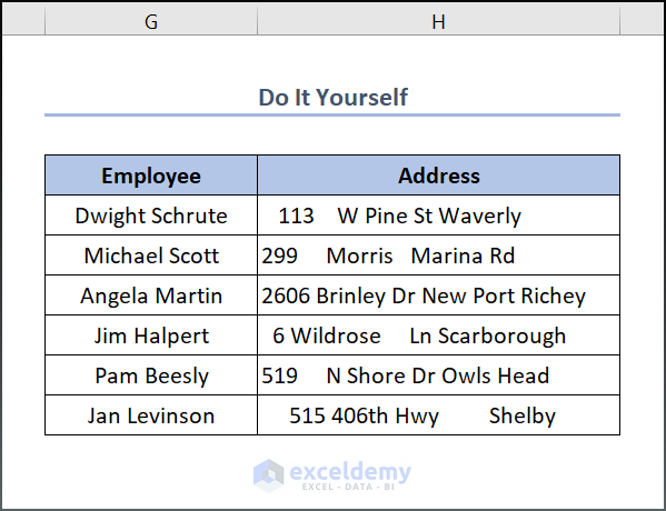 Do it yourself truncate spaces in excel