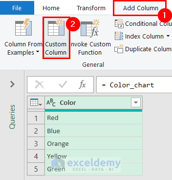 Adding Column to Cross Join in Excel