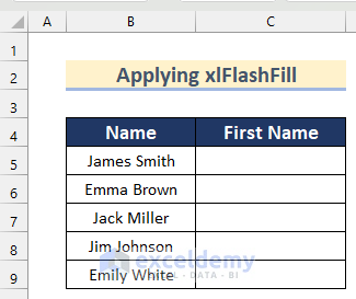Autofill Dynamic Range Applying xlFlashFill in Excel