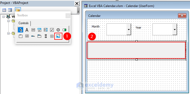 Inserting Image to Create Excel VBA Calendar