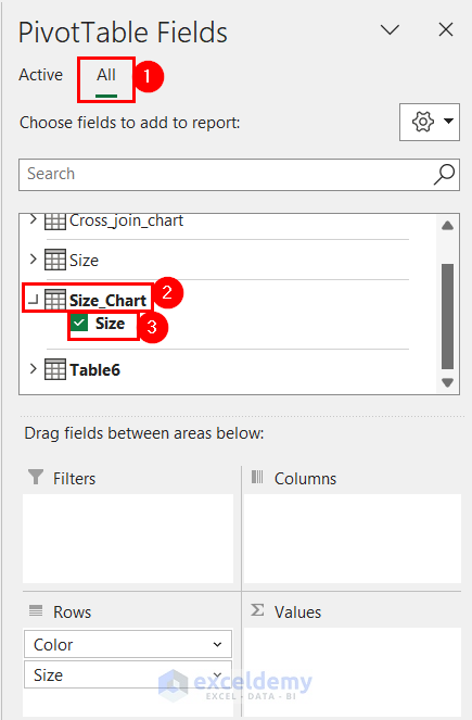 Adding Second Column to The Rows Area of Pivot Table