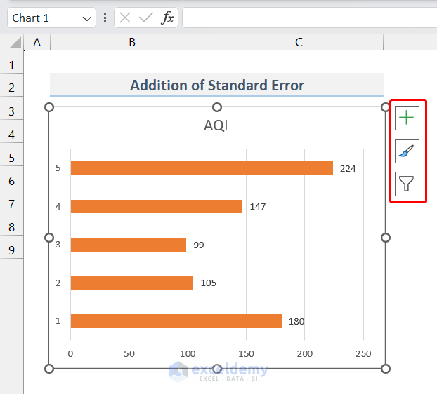 Opening Context Menu of Bar Chart in Excel