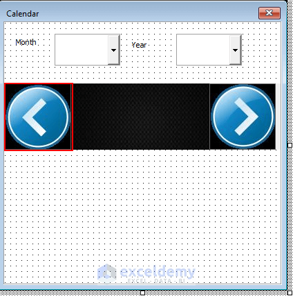 Employing Left and Right Arrows to Create an Excel VBA Calendar