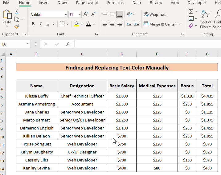 How To Find And Replace Text Color In Excel 3 Quick Methods how-to-find-and-replace-text-color-in-excel-3-quick-methods